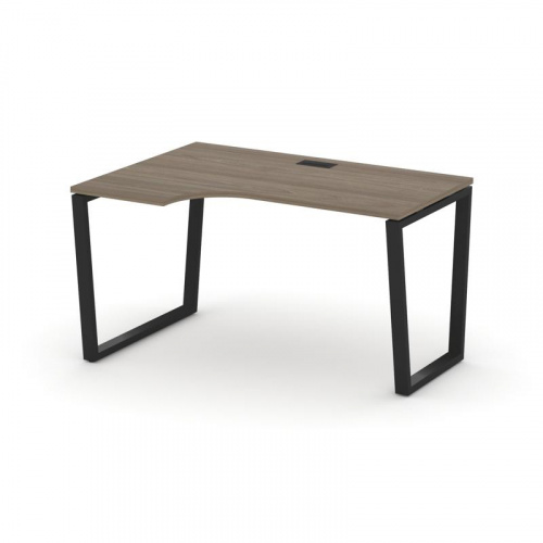 Style Project Стол рабочий эргоном. SN-6T2.SPA-002(L) Акация Лорка/Металл Антрацит/Заглушка Пластик фото 6
