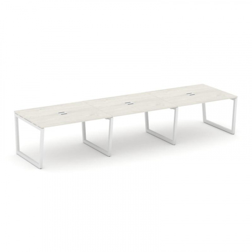 Style Project Стол переговорный SN-5T2.SPRG-054 Акация Лорка/Металл Антрацит/Заглушка Металл Антраци фото 13