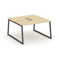 Style Project Рабочая станция 2-х сторон. SN-4T1.DRS-022 Акация Лорка/Металл Антрацит/Заглушка Пласт