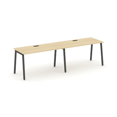 Style Project Рабочая станция 1 сторон. SN-4A.ORS-023 Акация Лорка/Металл Антрацит 2760*800*750