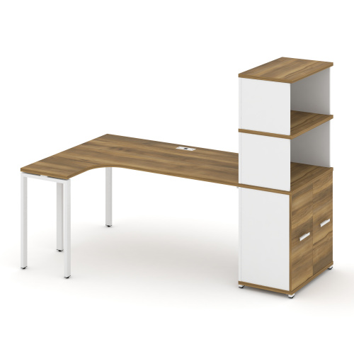 Стол эргономичный с опорным распашным шкафом Concept CN.SA-216(L) Стол эргономичный с опорным распашным шкафом Concept CN.SA-216(L)