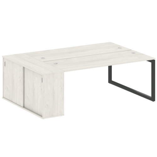 Бенч-система с шкафом-купе на О-обр. м/к Metal System Quattro 50БО.РС-СШК-1.5 фото 12