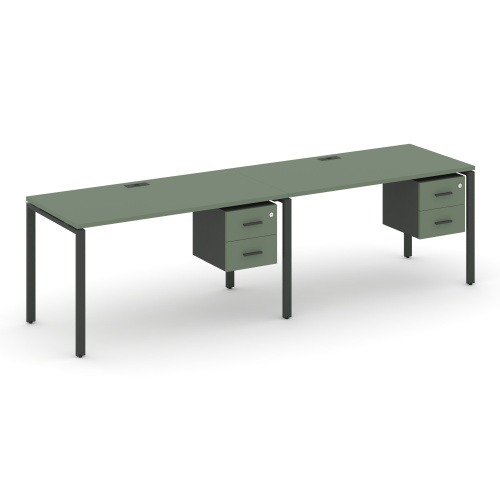 Бенч-система на 2 места с подвесными тумбами Concept CN.ORS-116 фото 2