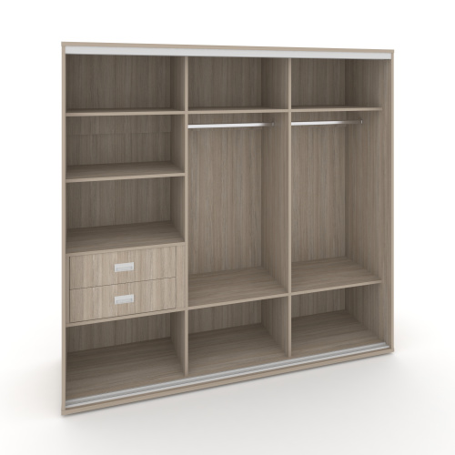 Корпус 3-х секционного шкафа низкого L=2669мм Maris SH.K3-8.2 K6 фото 6