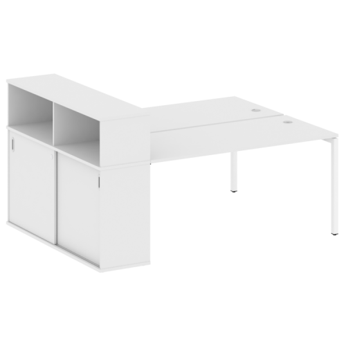 Бенч-система с шкафом-купе на П-обр. м/к Metal System Quattro 40БП.РС-СШК-2.4 фото 12 Бенч-система с шкафом-купе на П-обр. м/к Metal System Quattro 40БП.РС-СШК-2.4 фото 12