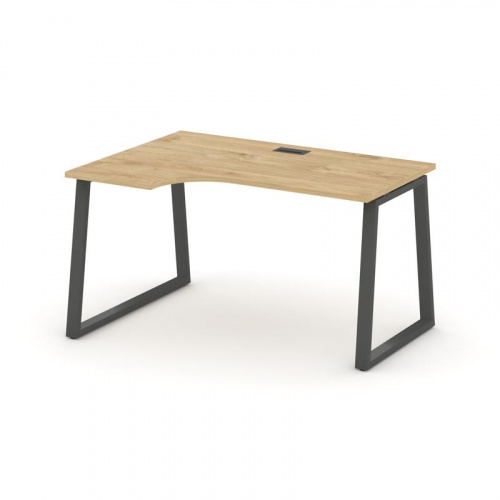 Style Project Стол рабочий эргоном. SN-6T1.SPA-022(L) Акация Лорка/Металл Антрацит/Заглушка Пластик фото 22