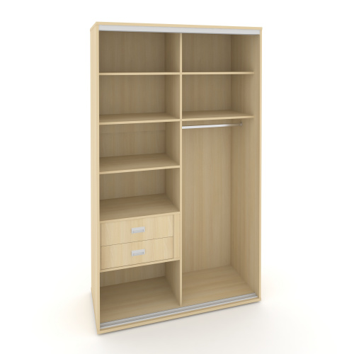 Корпус 2-х секционного шкафа высокого L=1600мм Maris SH.K2-6.1 K6