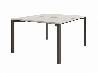 Стол-тандем на металлокаркасе D-40