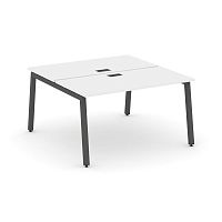 Style Project Рабочая станция 2-х сторон. SN-5A.DRS-013 Белый/Металл Антрацит 1380*1432*750