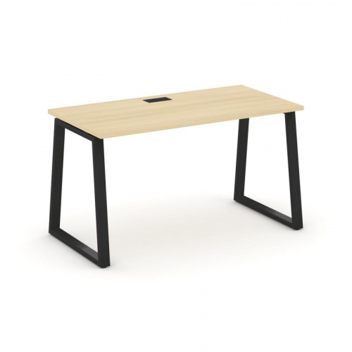 Style Project Стол письменный SN-6T1.SP-024 Акация Лорка/Металл Антрацит/Заглушка Пластик Черный 158 фото 9