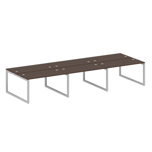 Бенч-система на 6 рабочих мест на О-обр. м/к Metal System Quattro 50БО.СМ-6.3 фото 8