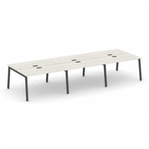 Style Project Рабочая станция 2-х сторон. SN-5A.DRS-063 Дуб Табак/Металл Антрацит 4140*1232*750 фото 17