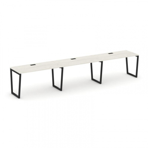 Style Project Рабочая станция 1 сторон. SN-4T2.ORS-044 Акация Лорка/Металл Антрацит/Заглушка Пластик фото 8