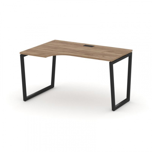 Style Project Стол рабочий эргоном. SN-4T2.SPA-001(L) Акация Лорка/Металл Антрацит/Заглушка Пластик фото 6