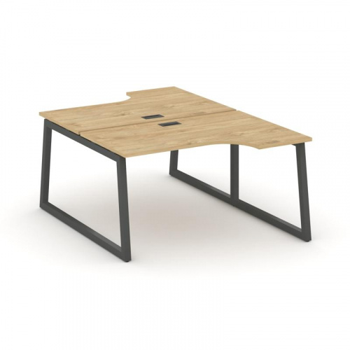 Style Project Рабочая станция эргоном. SN-5T1.DRPA-021 Акация Лорка/Металл Антрацит/Заглушка Пластик фото 22