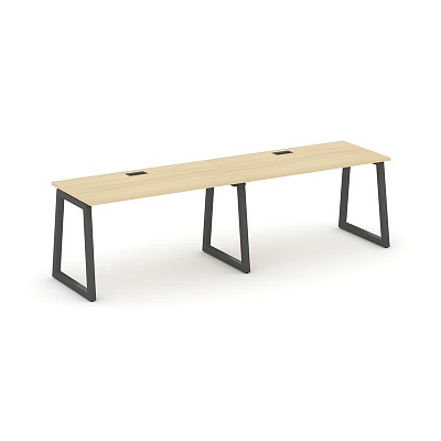 Style Project Рабочая станция 1 сторон. SN-5T1.ORS-024 Акация Лорка/Металл Антрацит/Заглушка Пластик