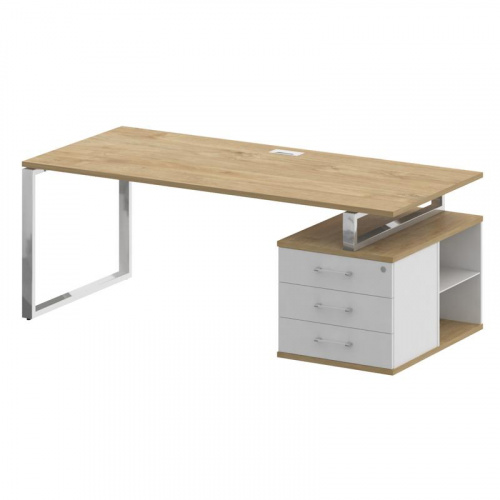 Стол руководителя с опорной тумбой Shift SK.SRT-200 (R) фото 2