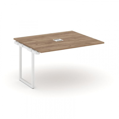 Style Project Проходной наб. элем. перег. стола SN-4O.NSPRG-032 Антрацит/Металл Белый 1180*1180*750 фото 2