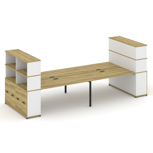 Бенч-система с опорными распашными шкафами Concept CN.DRS-276 фото 6 Бенч-система с опорными распашными шкафами Concept CN.DRS-276 фото 6
