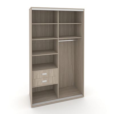 Корпус 2-х секционного шкафа высокого L=1100мм Maris SH.K2-1.1 K6