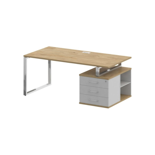 Стол руководителя (С опорной тумбой) Shift SK.SRT-180 (R)