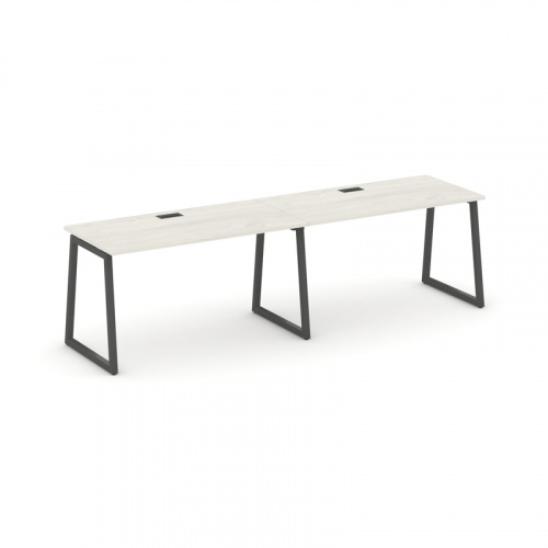 Style Project Рабочая станция 1 сторон. SN-4T1.ORS-012 Акация Лорка/Металл Антрацит/Заглушка Пластик фото 9