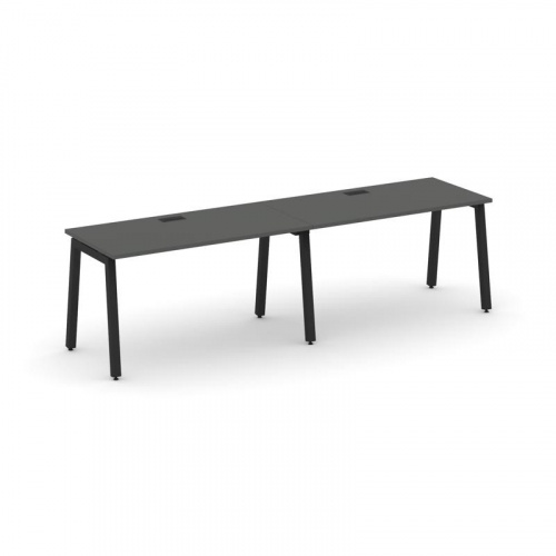 Style Project Рабочая станция 1 сторон. SN-5A.ORS-023 Антрацит/Металл Белый 2760*800*750