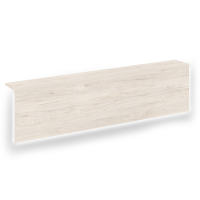 Накладка на 2 модуля с подсветкой прямая высокая Onix O.R-NP.V-158.2.S